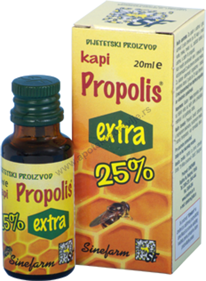 Slika PROPOLIS EXTRA kapi 25% 20ml SIN.
